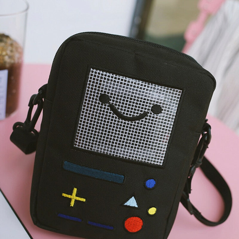 Funny Children's Cartoon Robot Messenger Bag