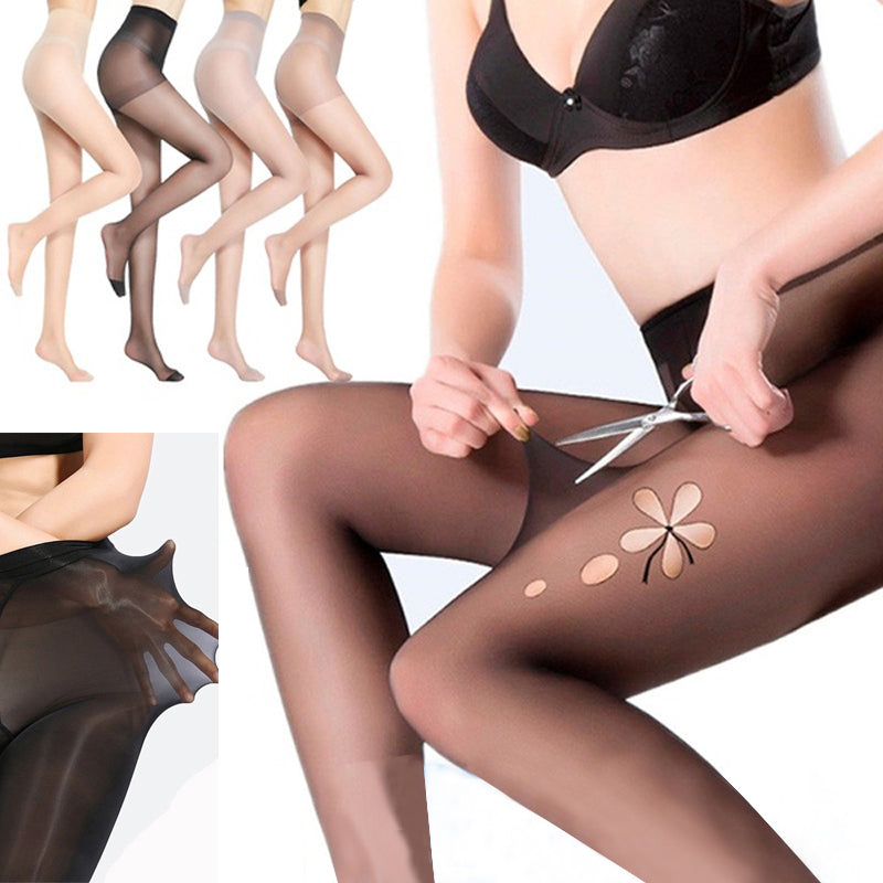 5D Flesh-colored Invisible Sexy Legs Plus Size Ultra-thin Pantyhose