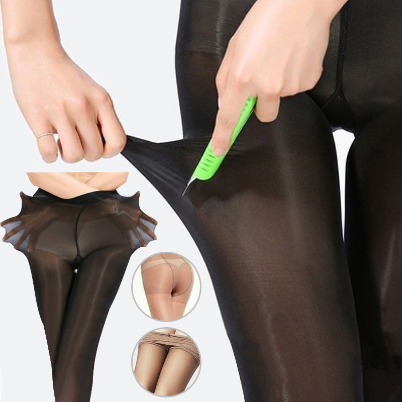 5D Flesh-colored Invisible Sexy Legs Plus Size Ultra-thin Pantyhose