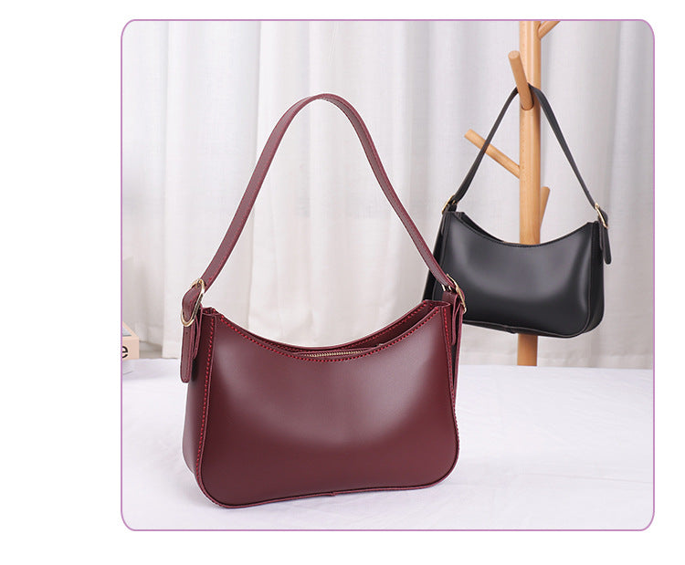 Retro Armpit New DIY One Shoulder Female PU Material Bag