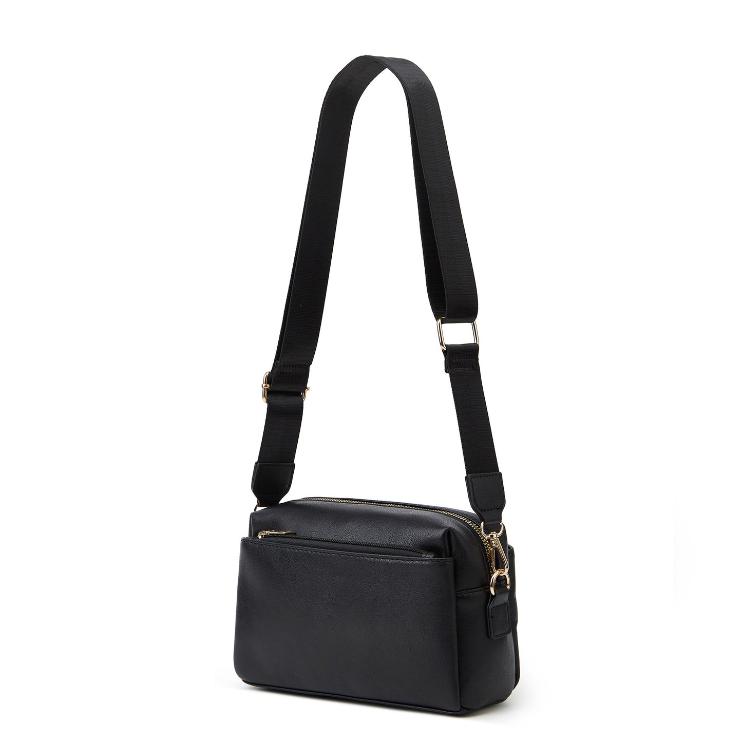 Women's Shoulder Crossbody Multi-zipper Bag