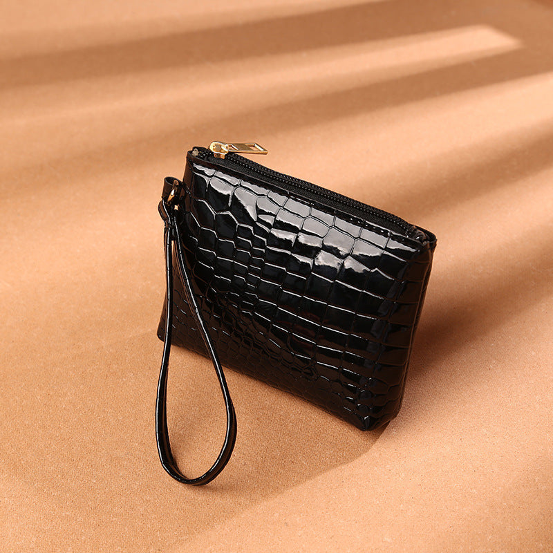 Purse Bag PU Solid Color Clutch